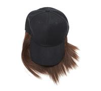 VALICLUD Perruque Chapeau Pour Femme Une Pièce Courte Lisse Perruque Avec Extensions Cheveux Coiffe Fille