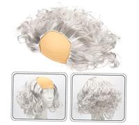 VALICLUD Perruque Chauve Homme Cosplay et Confortable Accessoire Costume Party et Jeu de Rôle Perruque Old Man pour Halloween et