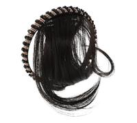 VALICLUD Perruque Courte Femme avec Bandeau et Frange pour Couvrir Cheveux Blancs Naturel et Confortable