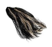 VALICLUD Perruque de serrage de griffe à fibres chimiques perruque de cheveux pour les femmes Accessoire perruque ondulée Ouah Extensions de cheveux Clip bouclé en queue de cheval Plastique