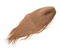 VALICLUD Perruque Lace Front Longue Droite Synthétique Dorée pour Femmes Résistante Aux Nœuds Ajustement Sécurisé Aspect Naturel Mat Cosplay Halloween et Fête