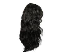 VALICLUD Perruque Punk Rock Homme Bouclée Noire Longue Légère Confortable pour Déguisement Années