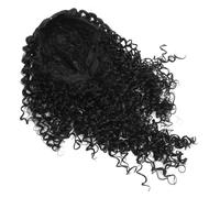 VALICLUD Perruque Synthétique Ondulée avec Front Dentelle Boucles Afro Naturelles Style Water Wave Adaptée pour Fêtes et Cosplay