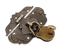 VALICLUD Petit Vintage en Alliage de Zinc pour Boîte à Bijoux et Coffret, Fermeture Stylée Montage, pour Projets DIY et Emballages