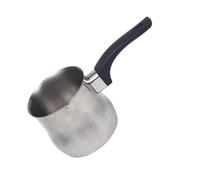 VALICLUD Pichet à Lait Inox Mousseur Café avec Bec Design Antidébordement pour Maison et