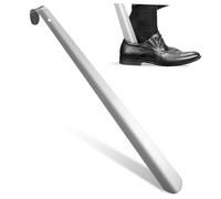 VALICLUD Pied-à-coulisse Métallique Long Acier Inoxydable pour Seniors Manche Ergonomique Antidérapant Protège Chaussures Sans Effort Homme Femme