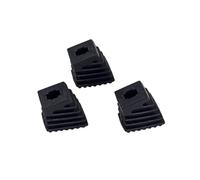 VALICLUD Pieds en Caoutchouc Noirs et Protection du Sol Stabilité Renforcée Lot de 3 pour Support de Cymbale et Rack de Batterie pour Musiciens et Batteurs