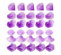 VALICLUD Pierres Décoratives en Cristal, Sachet de 200g, Améthyste | Teintes Authentiques, Résiste à Décoloration, Pose Multi-surfaces, pour Jardins Aquatiques et Porte-bougies Votives