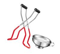 VALICLUD Pince à Bocaux Antidérapante et Brûlure Matériau Alimentaire Outil Ergonomique Polyvalent pour Levage et Ouverture de Conserves Accessoire Pratique de Cuisine