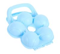 VALICLUD Pince à Boule de Neige Portable avec Compartiments Hiver Multifonction pour Fabrication Rapide de Boules Moule Ergonomique pour Jeux Extérieurs