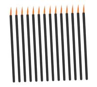 VALICLUD Pinceau Eye-Liner Jetable 100Pcs Pratique en Fibres Artificielles Tête Rigide pour Maquillage des Yeux pour Filles Facile à Nettoyer Applicateur