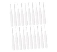 VALICLUD Pinceaux de Maquillage Multi-usages 20pcs en Nylon Léger pour Sourcils et Nettoyage Interdentaire, Accessoires Portables pour Voyage et Bureau