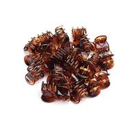 VALICLUD Pinces à Cheveux Pour Femmes Et Filles 24 Pcs Mini Petites Marron Pinces à Griffes Épaisses Accessoires Coiffure Quotidiennes