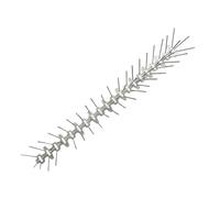 VALICLUD Piquets Anti-Oiseaux en Acier Inoxydable 50 Cm, Piquet Pigeon pour Jardin, Protection Balcon et Fenêtre, Kit Préventif Étourneaux et Nuisibles, Fixation Flexible Facile