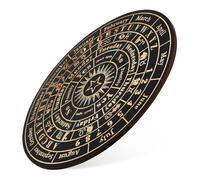 VALICLUD Planche de Divination Pendule avec Gravés Outil Radiesthésie Élégant pour Décoration Intérieure et Guidance Spirituelle