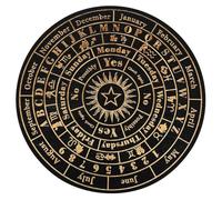 VALICLUD Planche de Pendule pour Divination avec Distinctifs Accessoire Décoratif Élégant pour Exploration Spirituelle et Guidance