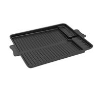VALICLUD Plaque de Cuisson Barbecue Extérieure Pierre Médicale Antiadhésive Surface Spacieuse pour Gril Multifonction Facile à et Adaptée Aux Repas Famille et Camping