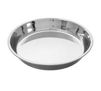 VALICLUD Plaque Ronde en Acier Inoxydable Bac à Cendres pour Barbecue Coréen, Grosse Capacité et Design Pliable, pour Camping et Barbecues Commerciaux