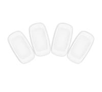VALICLUD Plaquettes Nasales en Silicone Antidérapantes à Enfoncer pour Lunettes Kit de Réparation Confortable 2 Paires Compact et Portable