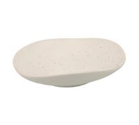 VALICLUD Plat à Bijoux Céramique Blanc Décoratif, Vide-poches Multifonctionnel, Plateau Porte-bagues Compact Pour Organisation Bijouterie, Décoration Table D'entrée, 12,5 Cm Triangle