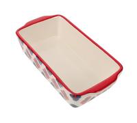 VALICLUD Plat de Cuisson Céramique avec Poignées Plat à Salade Rectangulaire Élégant pour Four et Micro Ondes pour Gratins et Cuisinés Design Unique Céramique avec Surface Lisse et Facile