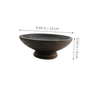 VALICLUD Plateau à Fruits Massif Pied Plateau Décoratif Vintage Socle Rangement Pratique pour Fruits et Snacks Centre de Table pour Cuisine et Salon pour Table Basse
