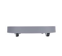 VALICLUD Plateau à roulettes pour Pots de Fleurs Mobile en Plastique Épais Base 218 CM de Diamètre Intérieur Couleur Gris Avancé Support Robuste 4 Roues pour Jardinières Lourdes