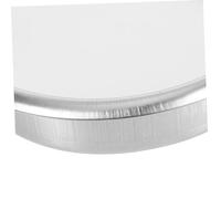 VALICLUD Plateau Incurvé Acier Inoxydable Ergonomique Moyen pour Salon de Coiffure Plateau de Laboratoire avec Support Intégré pour Outils Organiseur pour Tatouage Usage Bureau et Salle de
