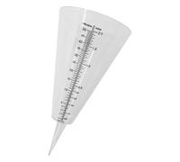 VALICLUD Pluviomètre Conique Transparent en Plastique Gobelet Doseur Gradué Jusqu’À 35 CM Mesure Précise des Précipitations pour Jardin Pelouse et Agriculture Instrument Météorologique