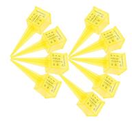 VALICLUD Pluviomètre de Jardin en Plastique 38 CM Lot de 9 Doseurs Précis pour Arroseur Extérieur Mesure des Précipitations Pelouse et Terrasse Outil Professionnel pour Suivi Pluie en