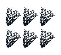 VALICLUD Poches de Billard Solide et Fonctionnel Noir 6pcs en Coton Réutilisables pour Attraper Boules pour Installation Table de Billard