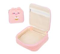 VALICLUD Pochette de Rangement pour Serviettes Hygiéniques Paquet de Voyage Cosmétique en Peluche Poche pour Filles Utilisation Quotidienne Conteneur Pratique Grosse Capacité Menstruations