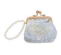 VALICLUD Pochette Élégant Femme avec Bandoulière Perles Imitation Sac De Soirée Brodé pour Mariages Et Événements Formels Sac à Main Chic Et Pratique