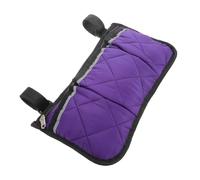 VALICLUD Pochette Pour Fauteuil Roulant Avec Poche Avant Et Poche Zippée Latérale Sacoche Latérale Pour Déambulateur Pochette Suspendue Pour Ranger Objets Quotidiens