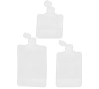 VALICLUD Pochettes Rechargeables Pour Lotion 9 Pièces Sachets Souples Semi-transparents Portables Pour Produits Liquides Accessoires De Voyage Entonnoir Et Étiquettes Vierges