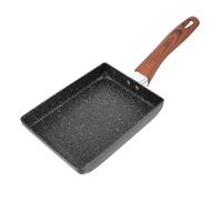 VALICLUD Poêle à Œufs Japonaise Tamagoyaki Non Adhérente Légère avec Poignée Ergonomique pour Induction et Cuisine Maison