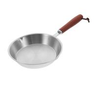 VALICLUD Poêle Inox Mini Antiadhésive sans Revêtement pour Œufs et Crêpes Résistante et Facile à Nettoyer pour Cuisine Familiale et Professionnelle