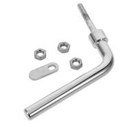 VALICLUD Poignée de Porte de Cheminée en Acier Inoxydable, Extracteur de Grille de Poêle à Bois, Poignée Ergonomique Résistante la Chaleur, Accessoire pour Foyer Domestique, Outil