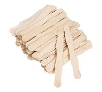 VALICLUD Poignées D’Éventail en Bois Naturel 100 Pcs 200 X 25 X 2 MM Bâtonnets Artisanaux pour Éventail Portatif Accessoires DIY pour Mariage Fête et Projets Créatifs