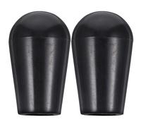 VALICLUD Poignées de Robinet à Bière Accessoires Polyvalents en Plastique Noir Lot de 2 Pièces Prise Confortable pour Remplacement Facile de Robinet de Bière