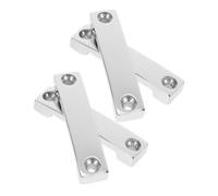 VALICLUD Pont de Sangles Marines Robuste 316, Lot de 4, pour 38mm | Acier Inoxydable Argenté, Ancrage Stable pour Bimini et Bâche, Pose Rapide, pour Propriétaires de Bateau