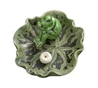 VALICLUD Porte-bâtons Céramique Design Amphibien Brûleur Parfum Compact et Décoratif pour Bureau et Intérieur Ornement Élégant et Léger