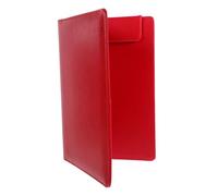 VALICLUD Porte-bloc Magnétique Rouge Réutilisable Multi-fonction Protège Factures et Menus Clip Léger pour Bureau et Restauration