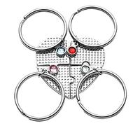 VALICLUD Porte-Clés Coeur Puzzle Coloré Avec Diamants Pour 4 Amis Porte-Clés D'Amitié Personnalisé Bff Accessoire Cadeau Femme 1.97 X 1.97 Pouces