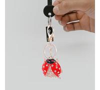 VALICLUD Porte-Clés en Métal Libellule Colorée Accessoire Créatif pour Paquet Anneau Porte-Clés Unisexe Présent Original pour Voiture et Usage Quotidien