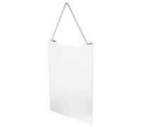 VALICLUD Porte-étiquette de Prix en Acrylique Transparent pour Magasin, Support Mural Suspendu, Afficheur pour Certificats et Annonces, pour Boutique de Vêtements