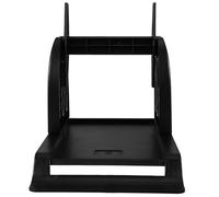 VALICLUD Porte-étiquette Thermique en Plastique Noir pour Imprimantes D'étiquettes, Support Multifonction Facile à Assembler, pour Bureau et Expédition