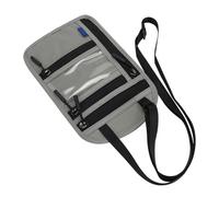 VALICLUD Porte-Passeport Multifonctionnel avec Tour De Cou Sacoche De Voyage pour Cartes D'Identité Passeport Et Espèces - Pochette Voyage Sécurisée Et Pratique