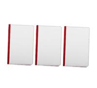 VALICLUD Porte-Passeport Multifonctionnel en PU Rouge Organisateur De Documents De Voyage 3 Pièces Portefeuille en Cuir pour Passeport Et Cartes Voyages Et Événements Sociaux