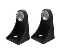 VALICLUD Porte-savonnette Magnétique Mural 2 Pièces, Support Savonnette Noir Mat, Ventouse Aimantée, Adapté Salle De Bain, Organisateur Savonnette Compact Et Résistant